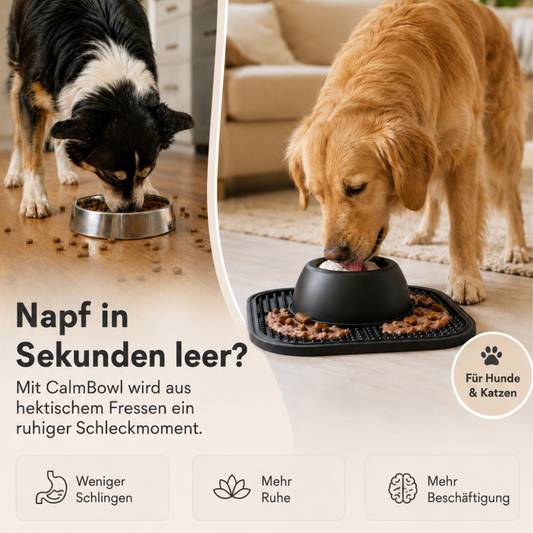 CalmBowl - Schleckmatte für Hunde & Katzen